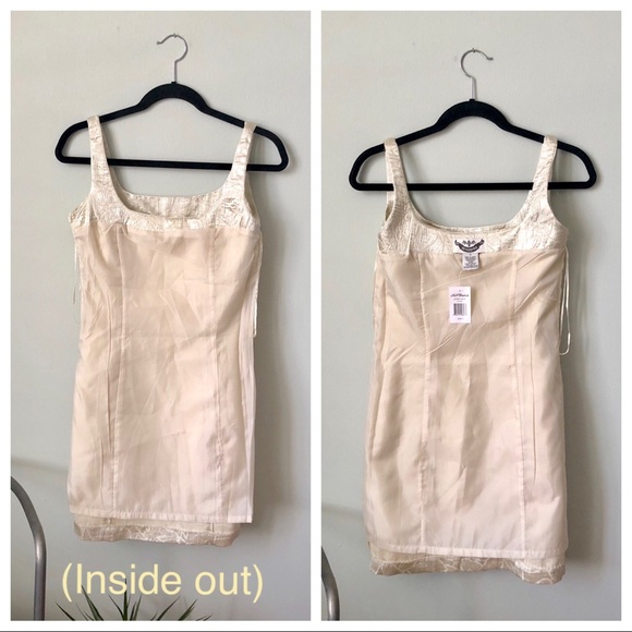 BB DAKOTA NWT Metallic Brocade Sheath Dress - Picture 3 of 6